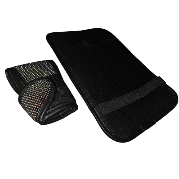 NWOT Rainbow Rhinestone Car Center Console & Gear Shift Covers - Picture 2 of 3